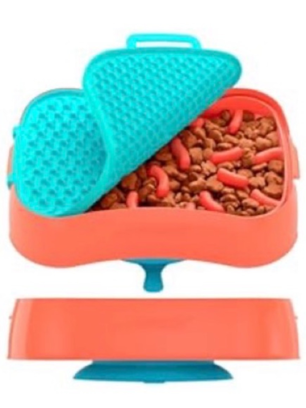 New Super Feedy Ultimate 4 in 1 Slow Feeder & Lick Mat for Large Dogs